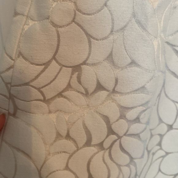 J. Crew Cream Dress. Size 6. Beautiful fabric and now detail. Worn once. - Picture 3 of 5